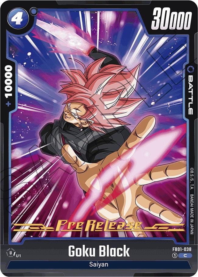 Goku Black (FB01-038) [Awakened Pulse Pre-Release Cards] (ONLINE ORDER ONLY)
