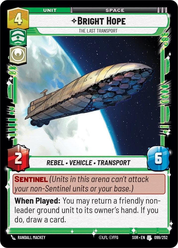 Bright Hope - The Last Transport (099/252) [Spark of Rebellion] (ONLINE ORDER ONLY)