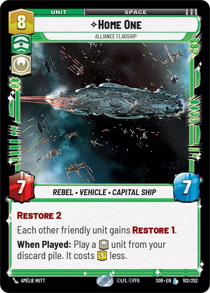 Home One - Alliance Flagship (102/252) [Spark of Rebellion] (ONLINE ORDER ONLY)