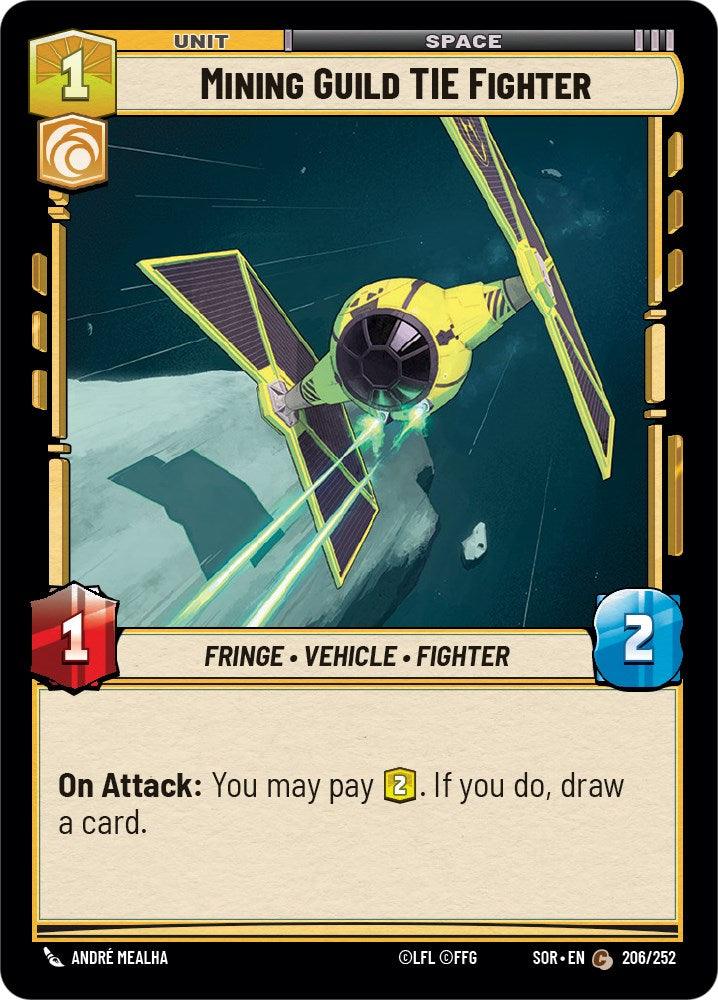 Mining Guild TIE Fighter (206/252) [Spark of Rebellion] (ONLINE ORDER ONLY)
