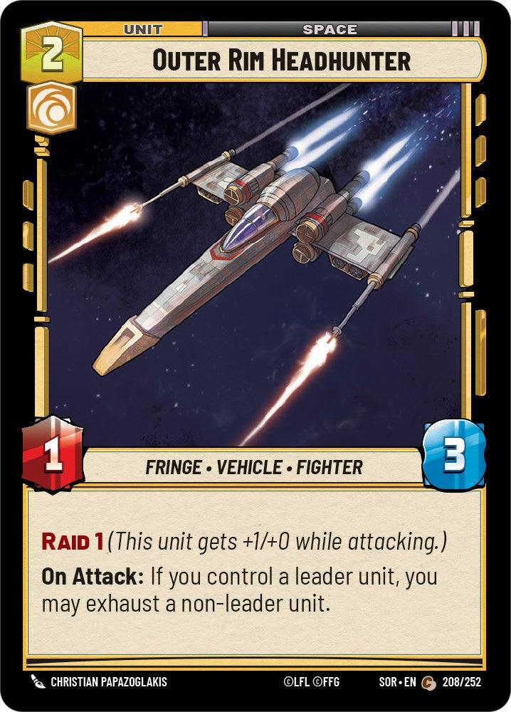 Outer Rim Headhunter (208/252) [Spark of Rebellion] (ONLINE ORDER ONLY)
