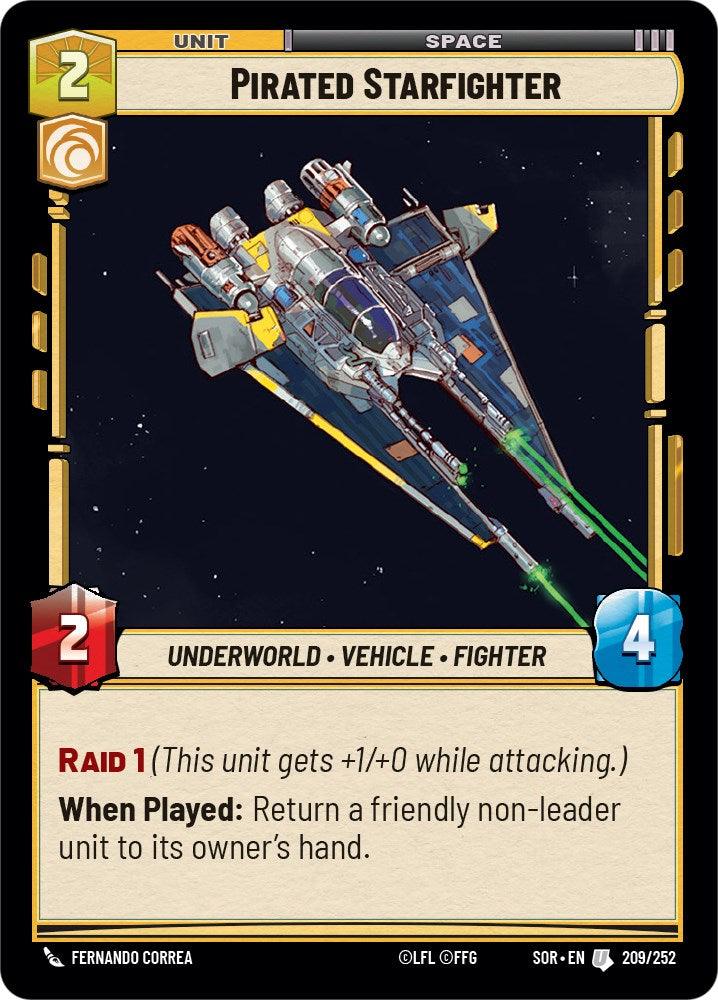 Pirated Starfighter (209/252) [Spark of Rebellion] (ONLINE ORDER ONLY)