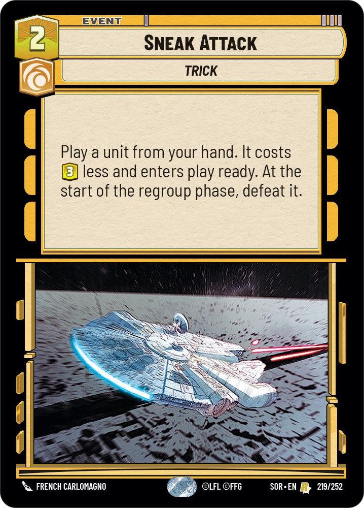 Sneak Attack (219/252) [Spark of Rebellion] (ONLINE ORDER ONLY)