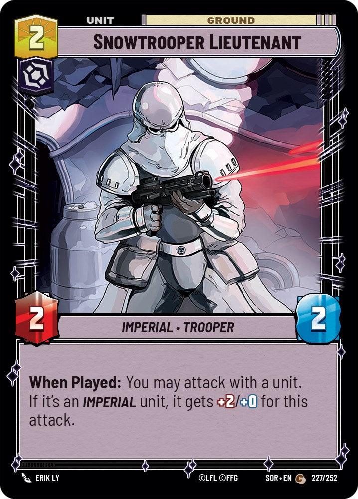 Snowtrooper Lieutenant (227/252) [Spark of Rebellion] (ONLINE ORDER ONLY)