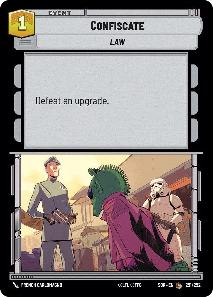 Confiscate (251/252) [Spark of Rebellion] (ONLINE ORDER ONLY)