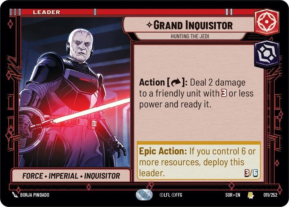 Grand Inquisitor - Hunting the Jedi (011/252) [Spark of Rebellion] (ONLINE ORDER ONLY)