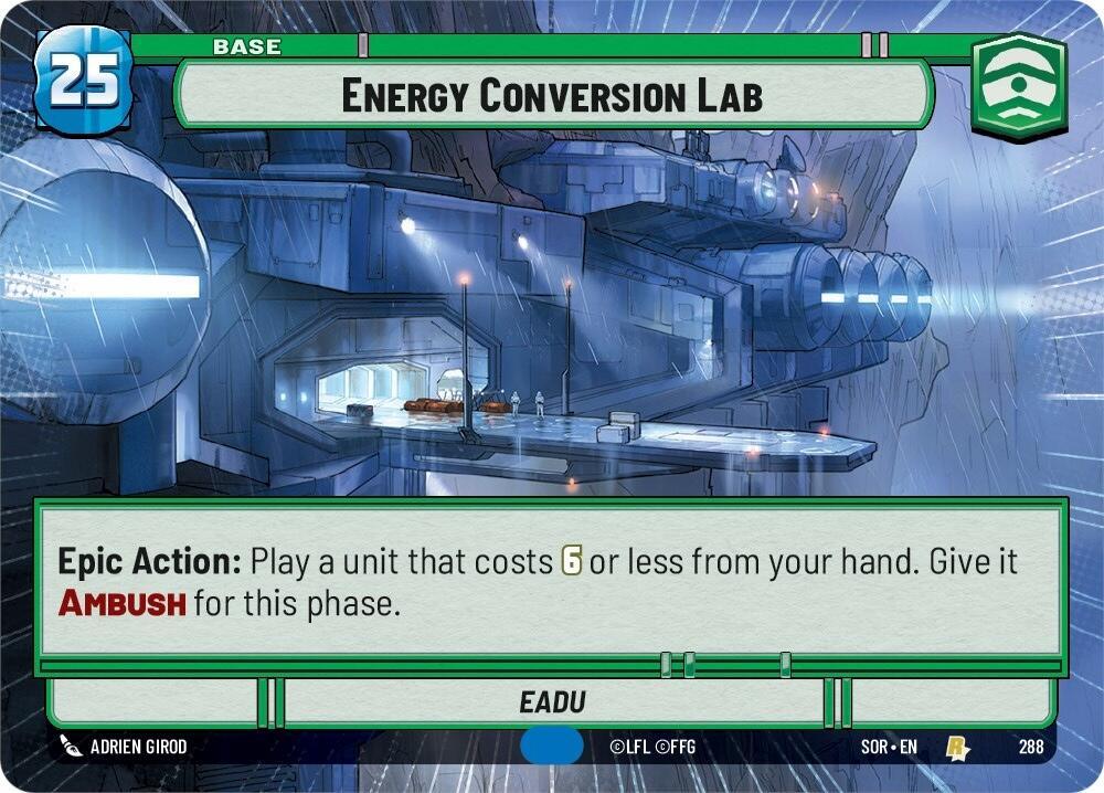 Energy Conversion Lab (Hyperspace) (288) [Spark of Rebellion] (ONLINE ORDER ONLY)