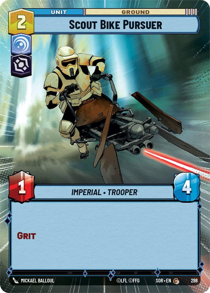 Scout Bike Pursuer (Hyperspace) (298) [Spark of Rebellion] (ONLINE ORDER ONLY)