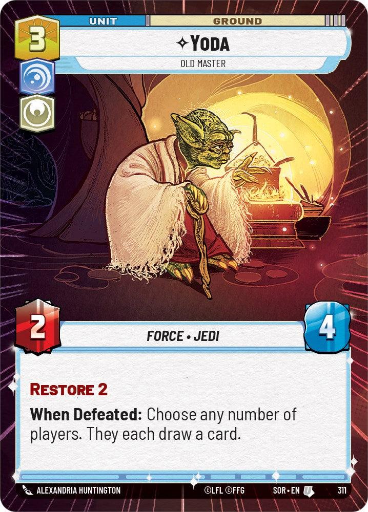 Yoda - Old Master (Hyperspace) (311) [Spark of Rebellion] (ONLINE ORDER ONLY)