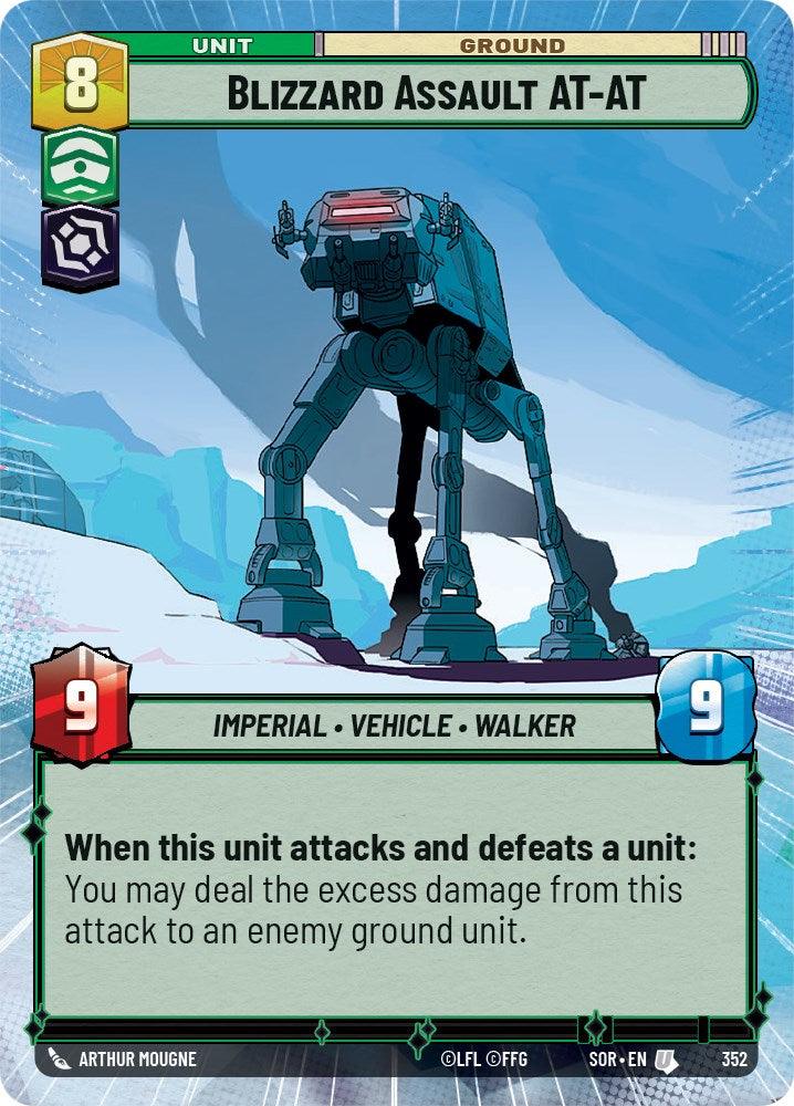 Blizzard Assault AT-AT (Hyperspace) (352) [Spark of Rebellion] (ONLINE ORDER ONLY)
