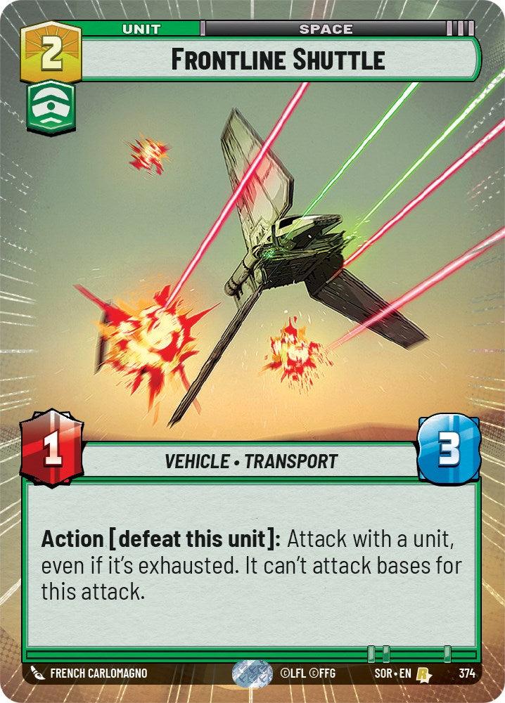 Frontline Shuttle (Hyperspace) (374) [Spark of Rebellion] (ONLINE ORDER ONLY)