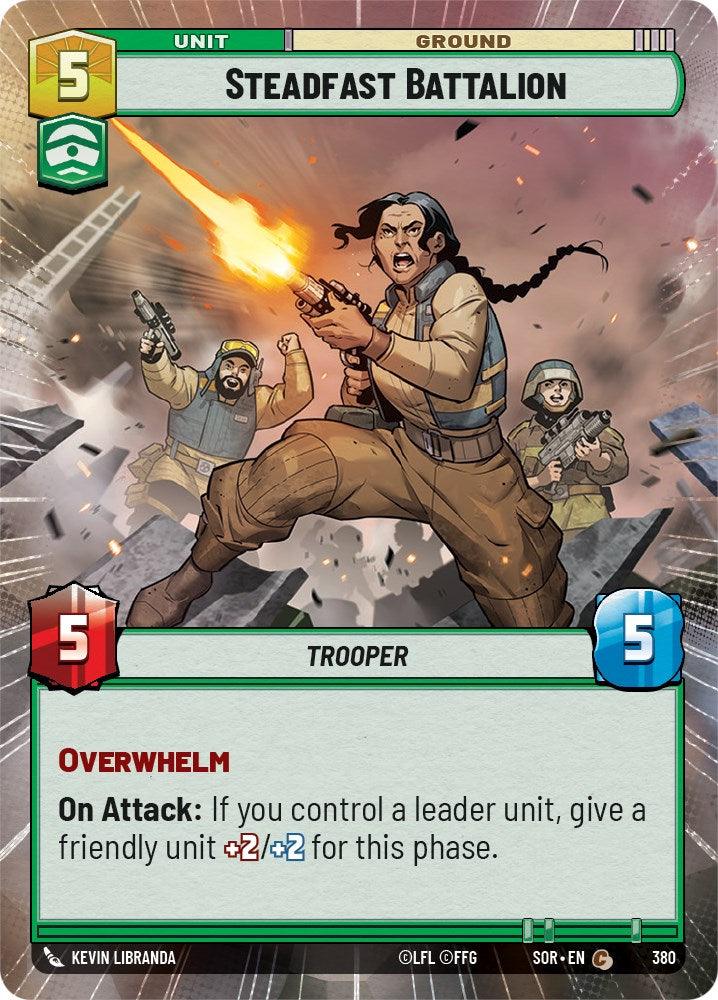 Steadfast Battalion (Hyperspace) (380) [Spark of Rebellion] (ONLINE ORDER ONLY)