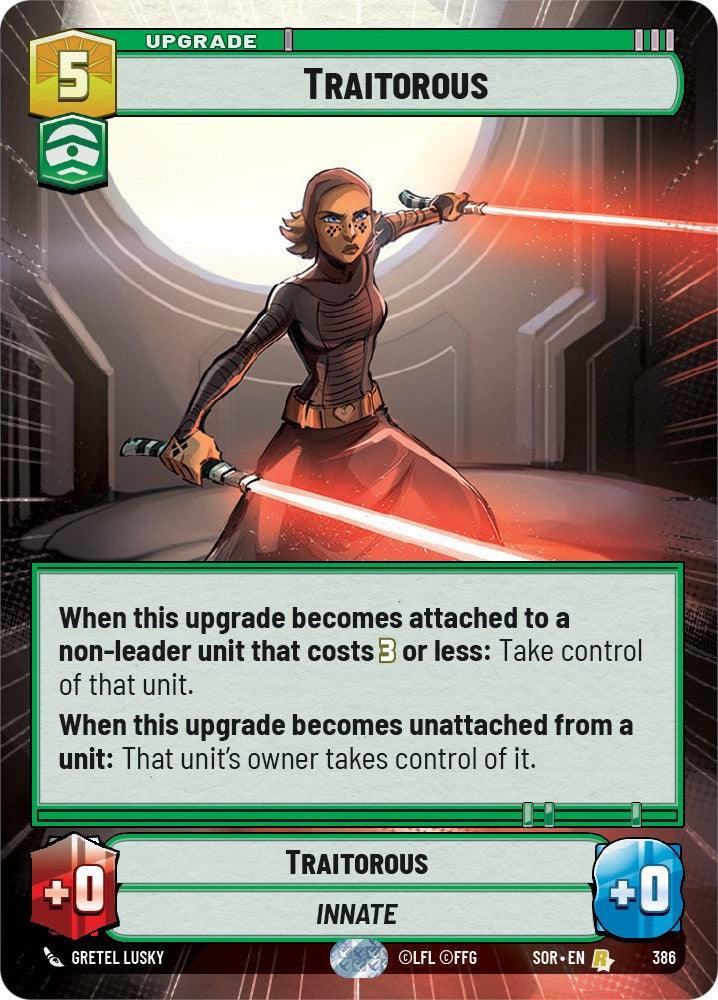 Traitorous (Hyperspace) (386) [Spark of Rebellion] (ONLINE ORDER ONLY)
