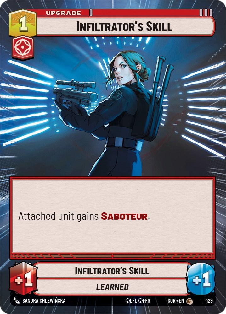 Infiltrator's Skill (Hyperspace) (429) [Spark of Rebellion] (ONLINE ORDER ONLY)