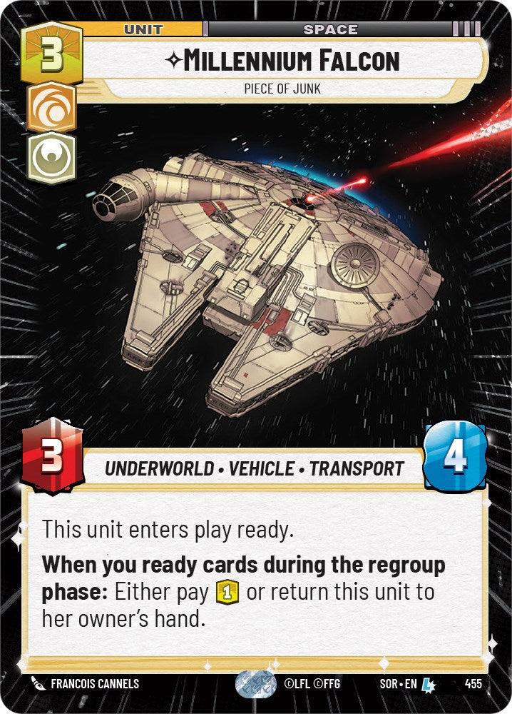 Millennium Falcon - Piece of Junk (Hyperspace) (455) [Spark of Rebellion] (ONLINE ORDER ONLY)