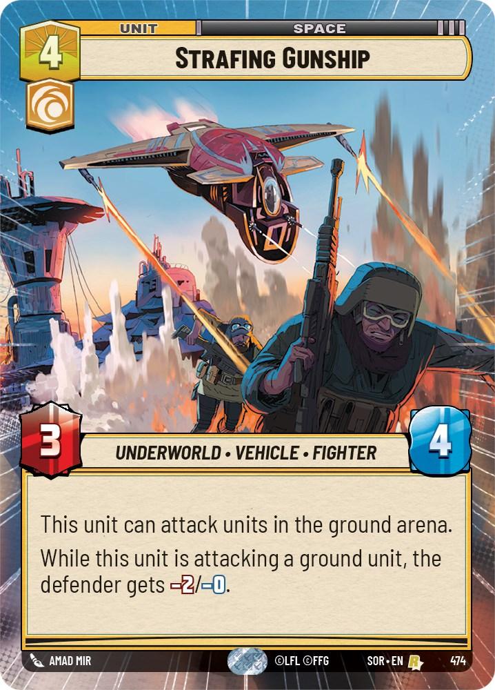 Strafing Gunship (Hyperspace) (474) [Spark of Rebellion] (ONLINE ORDER ONLY)