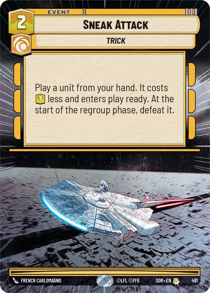 Sneak Attack (Hyperspace) (481) [Spark of Rebellion] (ONLINE ORDER ONLY)