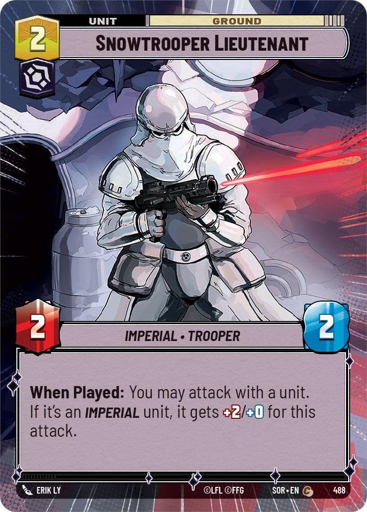 Snowtrooper Lieutenant (Hyperspace) (488) [Spark of Rebellion] (ONLINE ORDER ONLY)