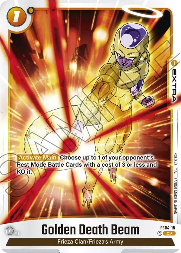 Golden Death Beam (Bonus Pack Alternate Art) [Starter Deck: Frieza] (ONLINE ORDER ONLY)