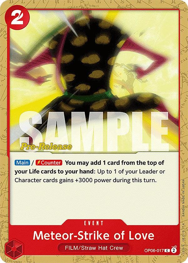 Meteor-Strike of Love [Wings of the Captain Pre-Release Cards] (ONLINE ORDER ONLY)