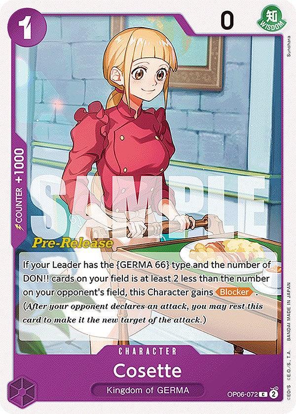 Cosette [Wings of the Captain Pre-Release Cards] (ONLINE ORDER ONLY)