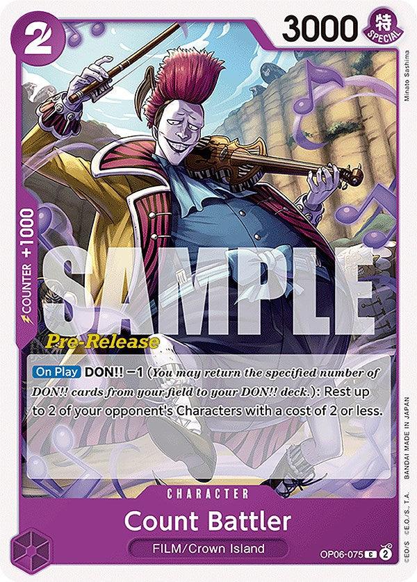 Count Battler [Wings of the Captain Pre-Release Cards] (ONLINE ORDER ONLY)