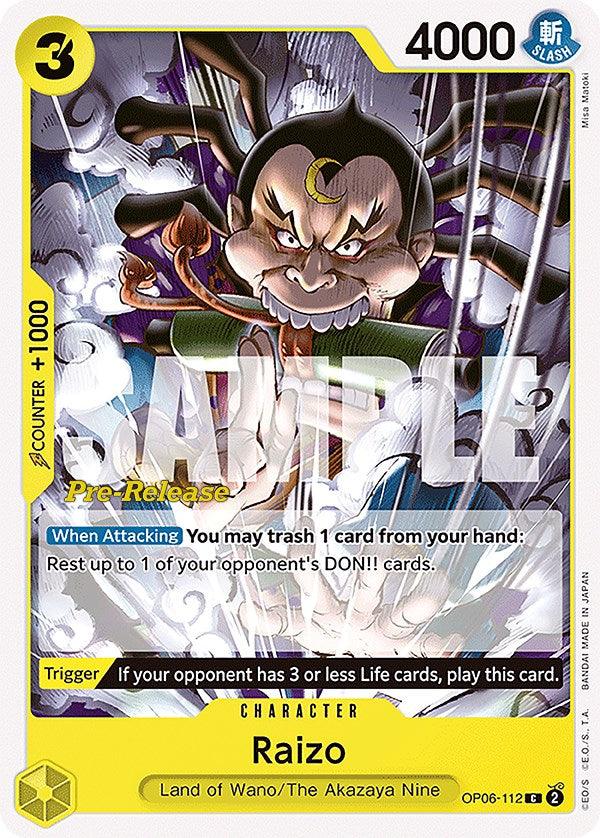 Raizo [Wings of the Captain Pre-Release Cards] (ONLINE ORDER ONLY)