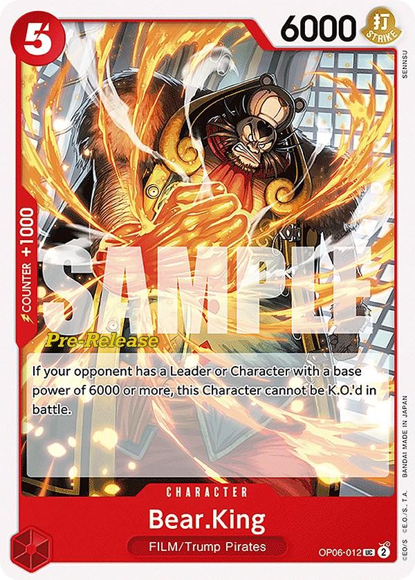 Bear.King [Wings of the Captain Pre-Release Cards] (ONLINE ORDER ONLY)