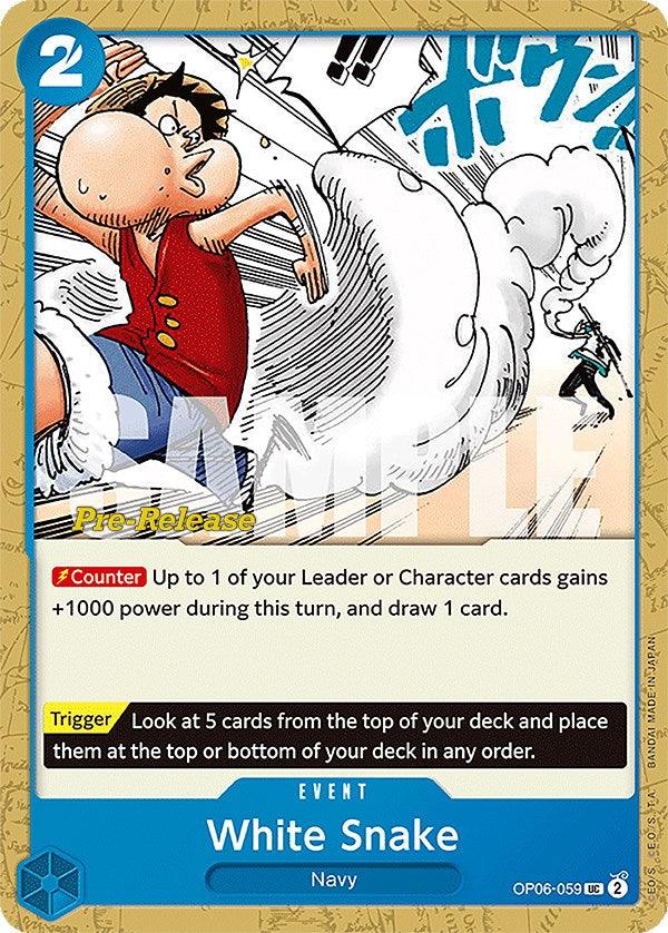 White Snake [Wings of the Captain Pre-Release Cards] (ONLINE ORDER ONLY)