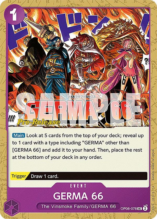 GERMA 66 [Wings of the Captain Pre-Release Cards] (ONLINE ORDER ONLY)