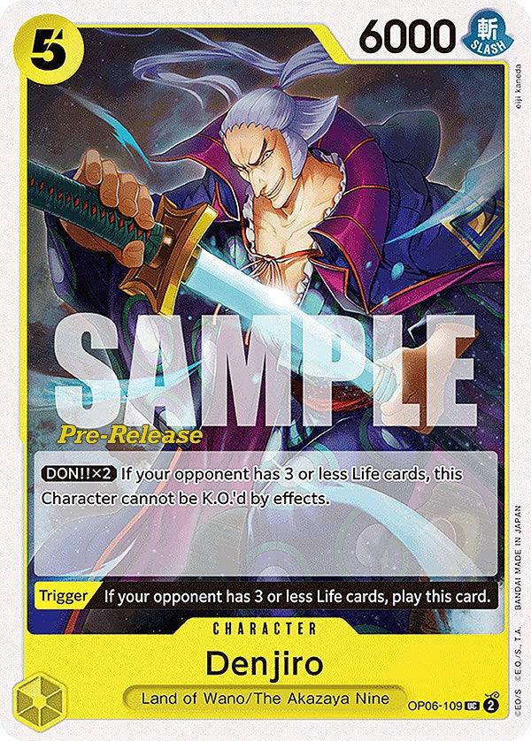 Denjiro [Wings of the Captain Pre-Release Cards] (ONLINE ORDER ONLY)