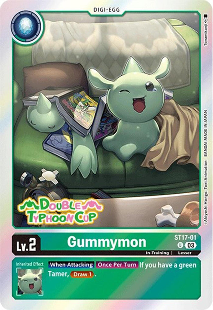 Gummymon [ST17-01] [Starter Deck: Double Typhoon Advanced Deck Set Pre-Release Cards] (ONLINE ORDER ONLY)