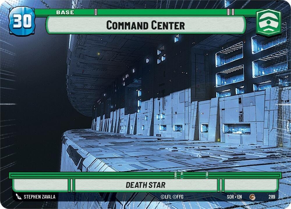 Command Center // Shield (Hyperspace) (289 // T04) [Spark of Rebellion] (ONLINE ORDER ONLY)