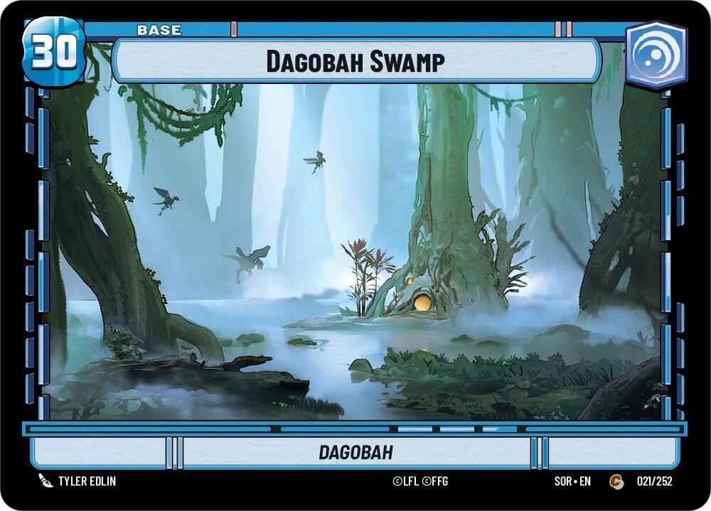 Dagobah Swamp // Shield (21 // T02) [Spark of Rebellion] (ONLINE ORDER ONLY)