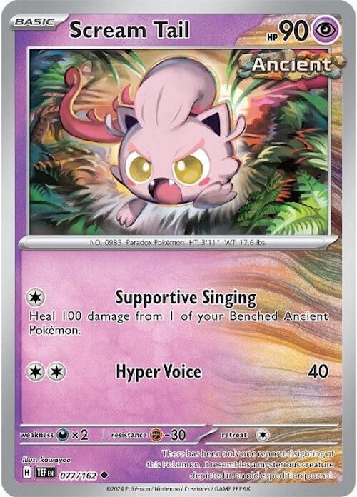 Scream Tail (077/162) [Scarlet & Violet: Temporal Forces] (Online Only)
