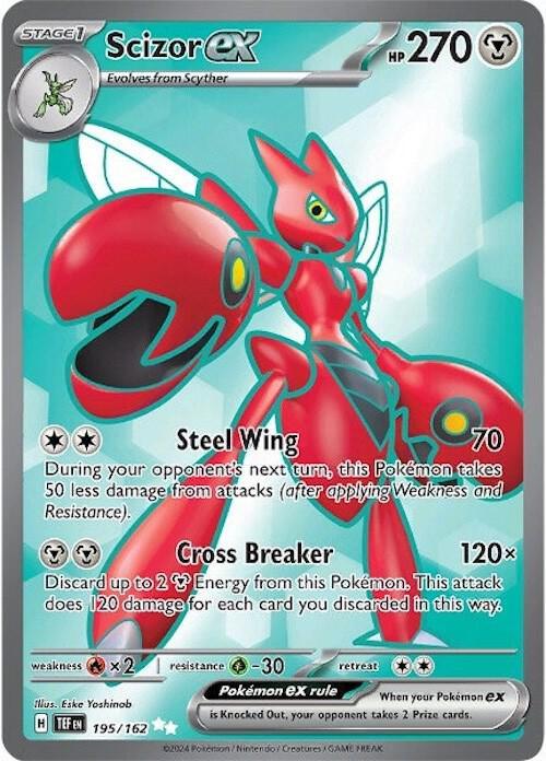 Scizor ex (195/162) [Scarlet & Violet: Temporal Forces] (Online Only)