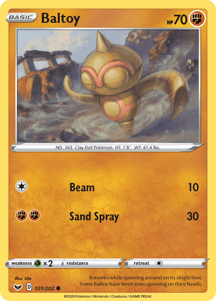 Baltoy (101/202) [Sword & Shield: Base Set] (Online Only)