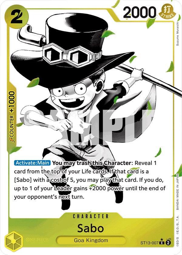 Sabo (Parallel) [Ultra Deck: The Three Brothers] (ONLINE ORDER ONLY)
