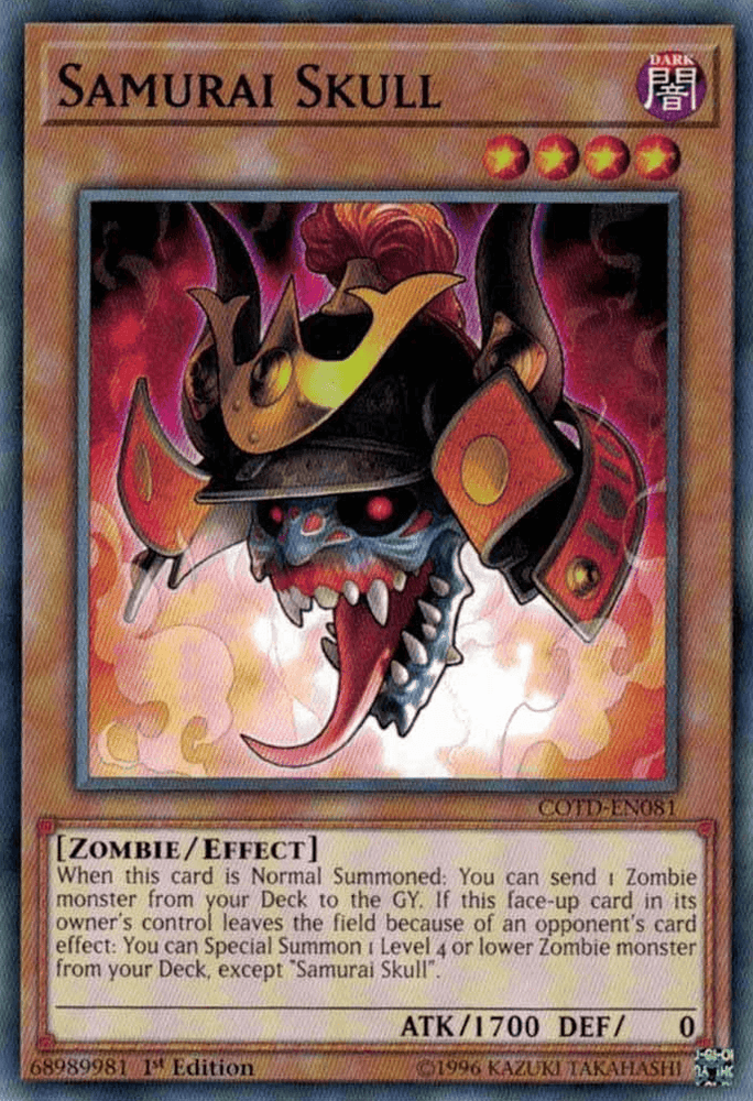 Samurai Skull [COTD-EN081] Common (ONLINE ORDER ONLY)