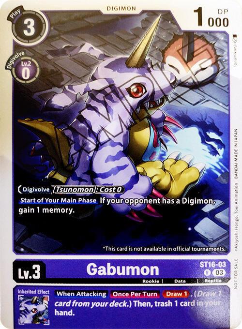 Gabumon [ST16-03] (Demo Deck Exclusive) [Starter Deck: Wolf of Friendship] (ONLINE ORDER ONLY)