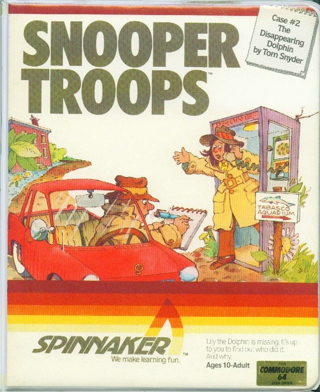 Snooper Troops: Case #2: The Disappearing Dolphin by Tom Snyder (Commodore 64) (ONLINE ORDER ONLY)