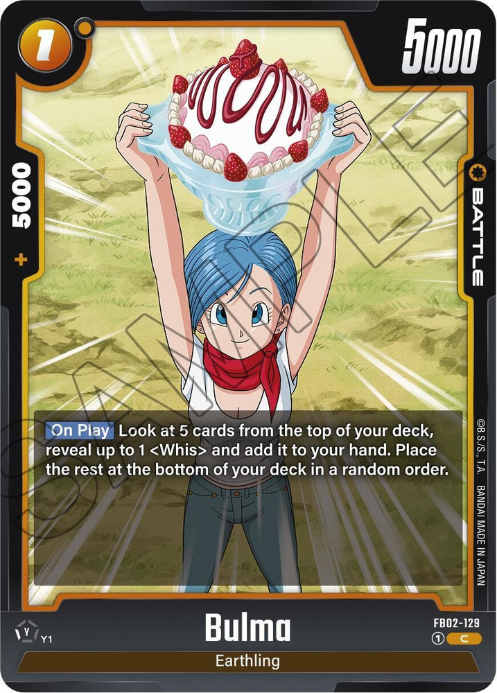 Bulma (FB02-129) [Blazing Aura] (ONLINE ORDER ONLY)