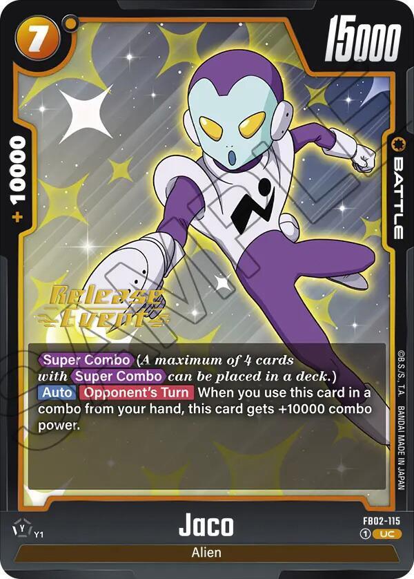Jaco [Blazing Aura Pre-Release Cards] (ONLINE ORDER ONLY)