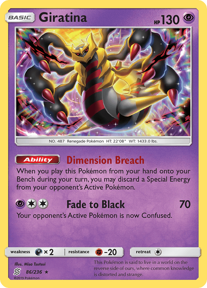 Giratina (86/236) [Sun & Moon: Unified Minds] (Online Only)