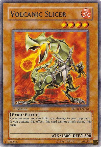 Volcanic Slicer [FOTB-EN012] Rare (ONLINE ORDER ONLY)