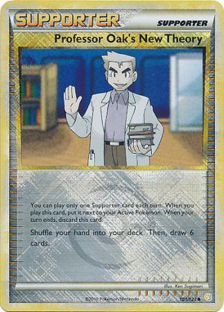 Professor Oak's New Theory (101/123) (League Promo) [HeartGold & SoulSilver: Base Set] (Online Only)