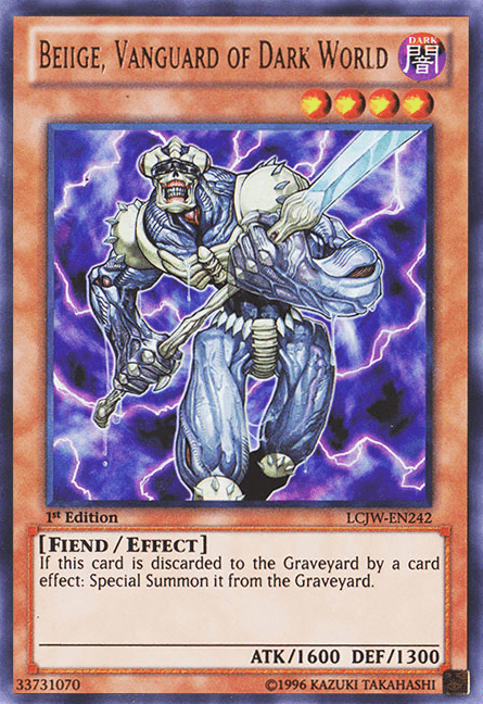 Beiige, Vanguard of Dark World [LCJW-EN242] Ultra Rare (ONLINE ORDER ONLY)