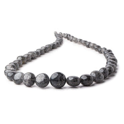 5.5-15mm Celestial Quartz Puffy Plain Coin Beads 18 inch 49 pieces AAA (ONLINE ORDER ONLY)