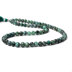 5.5-6.5mm Brazilian Emerald Faceted Round Beads 15 inch 71 pieces (ONLINE ORDER ONLY)