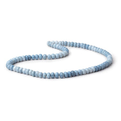 5.5-6mm Owyhee Blue Opal Plain Rondelle Beads 16 inch 93 pieces (ONLINE ORDER ONLY)